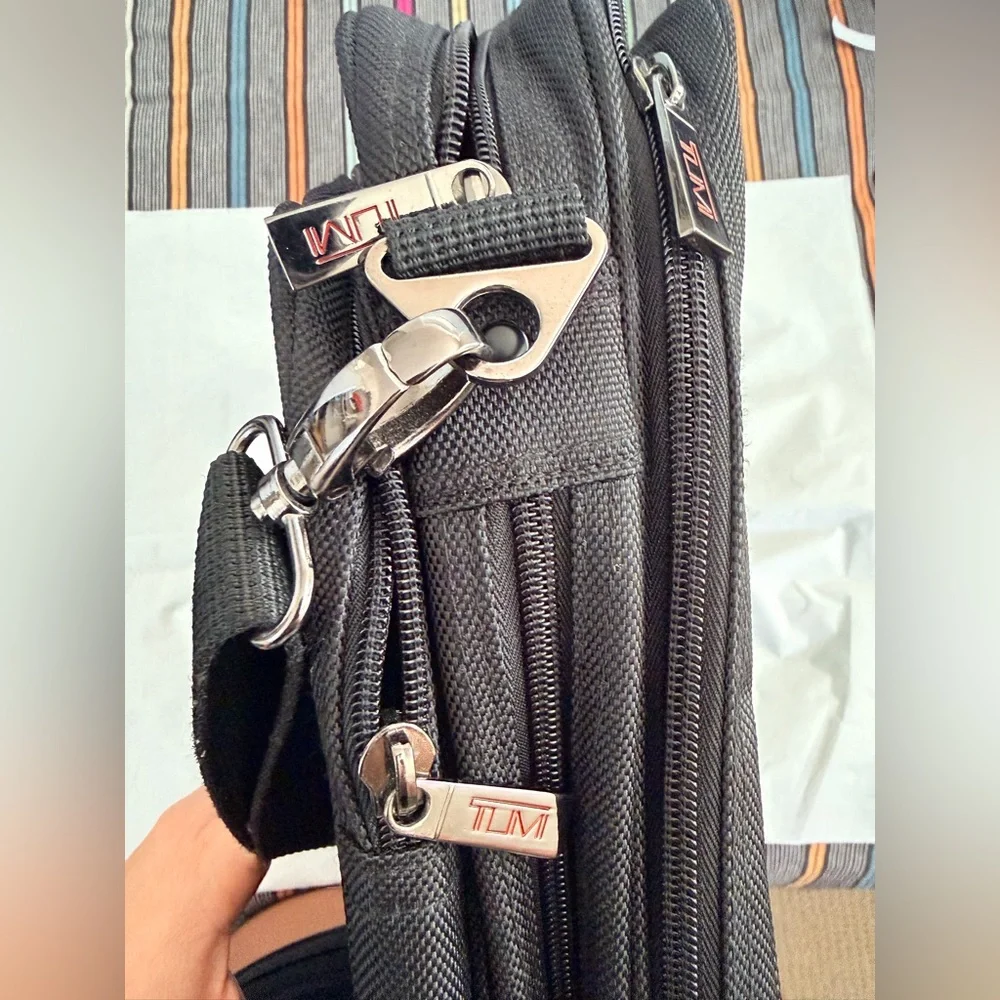 Tumi Expandable Black Laptop & Travel Bag